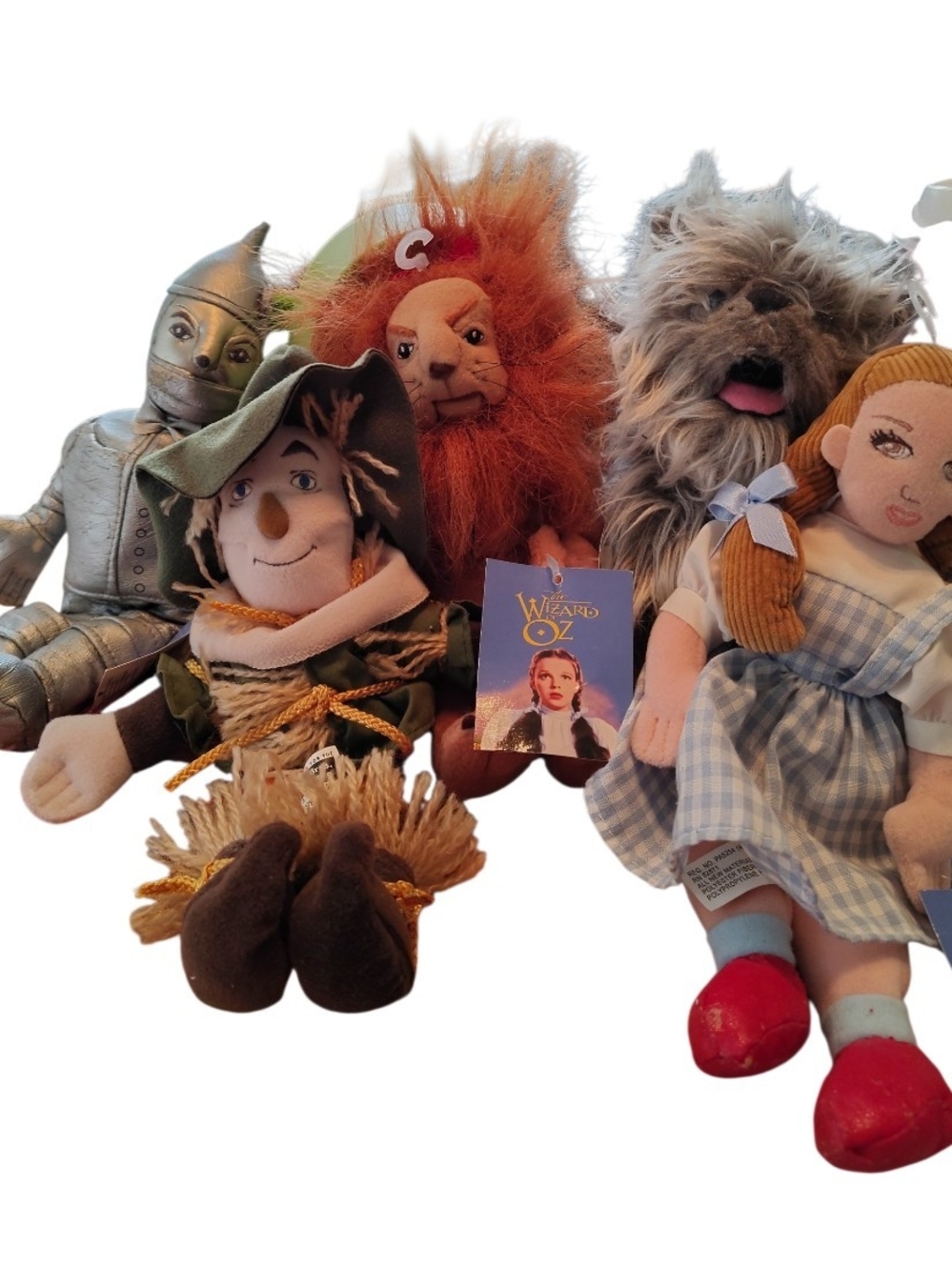 The Wizard of Oz Plush Character Set Brown & Blue
